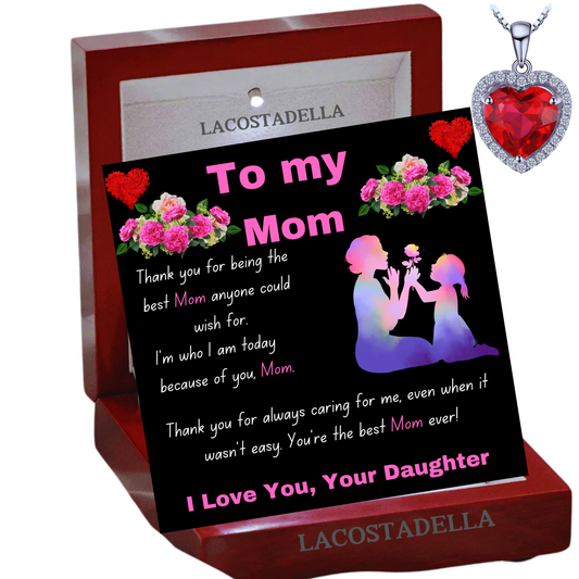 My Loved Mom Necklace Gift