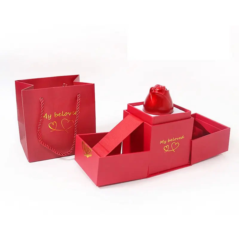 Rose Gift Box 100 Languages Loving You Rose Gift Projector