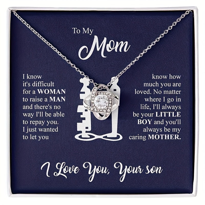 Pendant Necklace Gift For Mom - Best Christmas Gift Idea and Mother’s Day