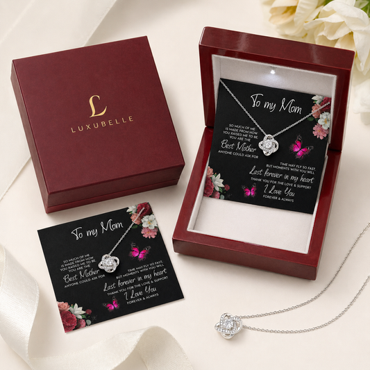 My Lovely Mom Elegant Pendant Necklace Gift For Birthday - Mother's Day Gift - Christmas Gift