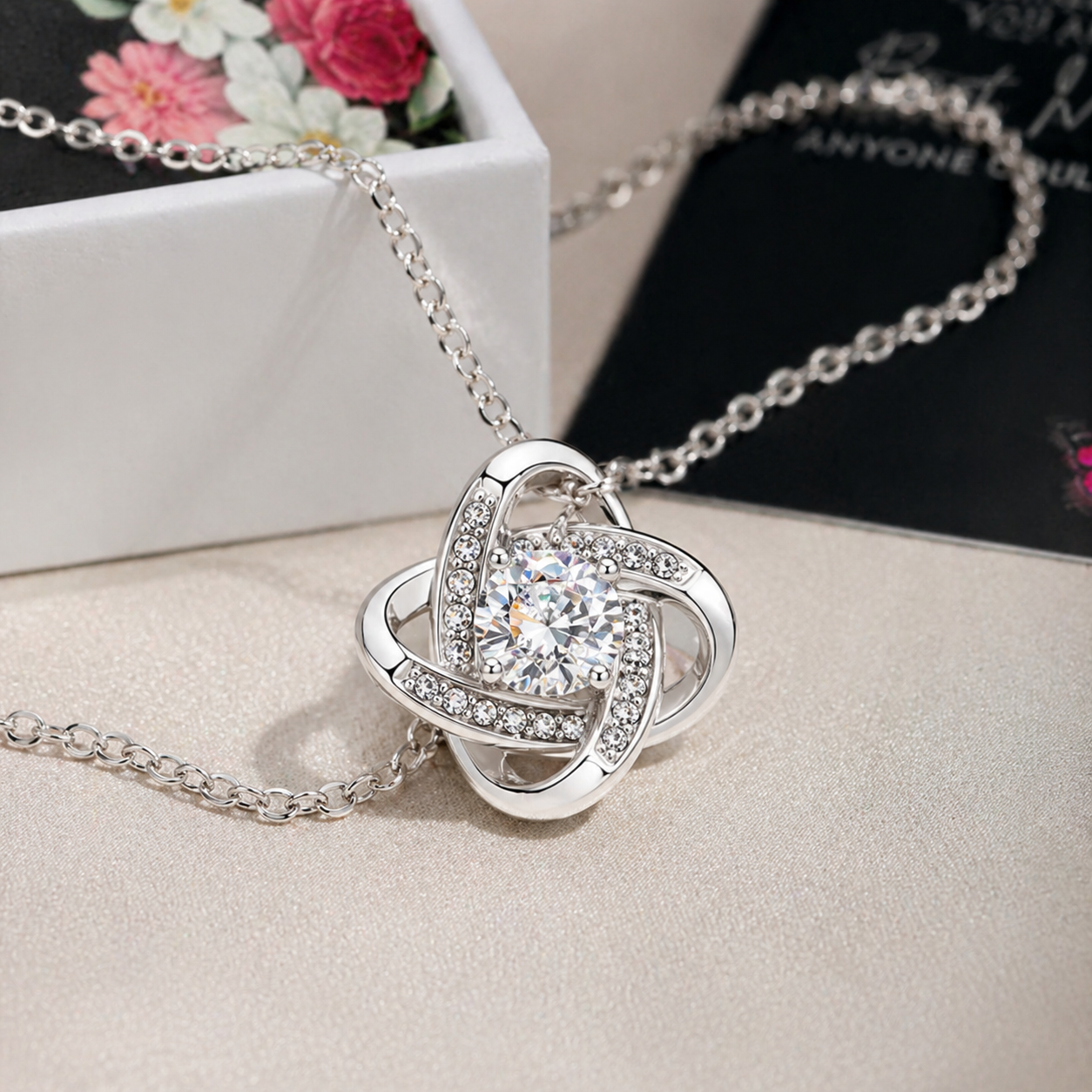 My Lovely Mom Elegant Pendant Necklace Gift For Birthday - Mother's Day Gift - Christmas Gift